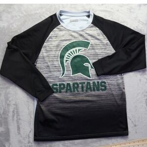 Michigan‎ State University Spartans Green Jersey Shirt Sz M